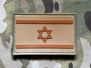 YJPF Israel Flag PVC Patch - Multicam - nášivka