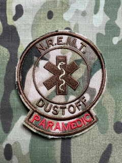 YJPF NREMT - Dustoff Paramedic Patch - Multicam - nášivka