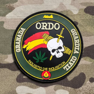 PoliceFirePatches Spain Guardia Civil - ORDO - Granada PVC - nášivka