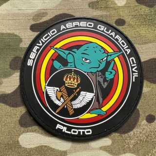PoliceFirePatches Spain Guardia Civil - Servicio Aéreo - Piloto PVC - nášivka