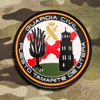 PoliceFirePatches Spain Guardia Civil - Puesto Tamarite de Litera PVC - nášivka