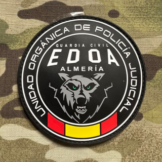 PoliceFirePatches Spain Guardia Civil - Unidad Orgánica de Policía Judicial - EDOA - Almería PVC - nášivka