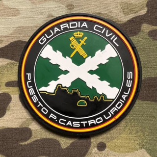 PoliceFirePatches Spain Guardia Civil - Puesto P. Castro Urdiales PVC - nášivka