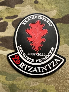 PoliceFirePatches Spain Ertzaintza - Diecisiete Promocion - XX Aniversario 2002-2022 PVC - nášivka