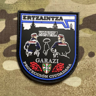 PoliceFirePatches Spain Ertzaintza - Protección Ciudadana - Garazi PVC - nášivka