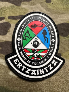 PoliceFirePatches Spain Ertzaintza - Unidad de Vigilancia y Rescate PVC - nášivka
