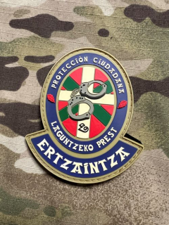 PoliceFirePatches Spain Ertzaintza - Protección Ciudadana PVC - Color/Blue - nášivka