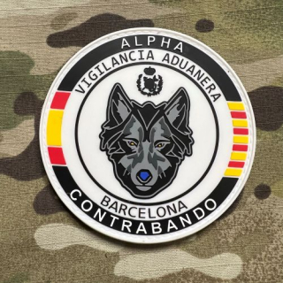 PoliceFirePatches Spain Contrabando Alpha - Barcelona PVC - nášivka