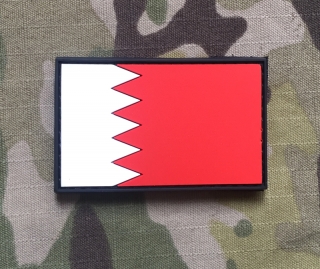 JTG Kingdom of Bahrain Flag PVC Patch - nášivka