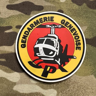 PoliceFirePatches Switzerland Gendarmerie Genevoise PVC - nášivka