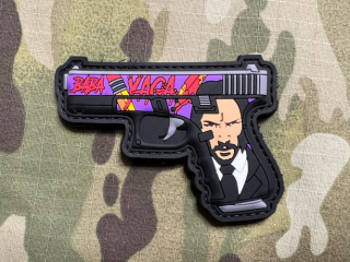 NoName Glock 17 - John Wick - Baba Yaga PVC Patch - nášivka