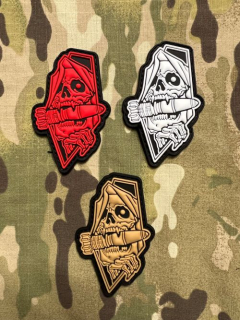 NoName Grim Reaper Bullet PVC Patch - nášivka