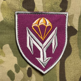 Ukrajina Military Velcro Patch Assault Troops - Color - nášivka