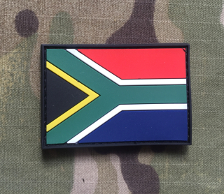 JTG South Africa Flag PVC Patch - nášivka 