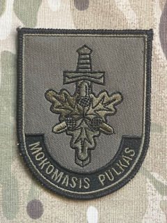 Lithuania Patch Great Lithuanian Hetman Jonušas Radvila Training Regiment - Olive - ver.2 - nášivka