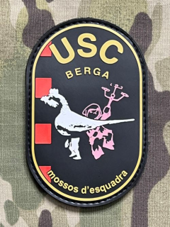 PoliceFirePatches Spain Mossos d'Esquadra - USC Berga - UCC PVC Patch - nášivka