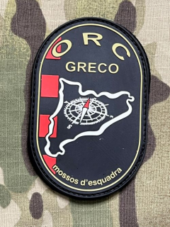 PoliceFirePatches Spain Mossos d'Esquadra - ORC Greco PVC Patch - nášivka