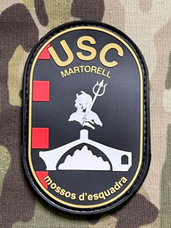 PoliceFirePatches Spain Mossos d'Esquadra - USC Martorell PVC Patch - nášivka