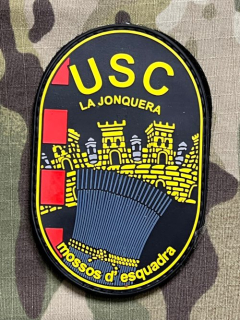 PoliceFirePatches Spain Mossos d'Esquadra - USC La Jonquera PVC Patch - nášivka