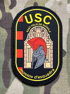 PoliceFirePatches Spain Mossos d'Esquadra - USC Sant Feliu de Guixols PVC Patch - nášivka