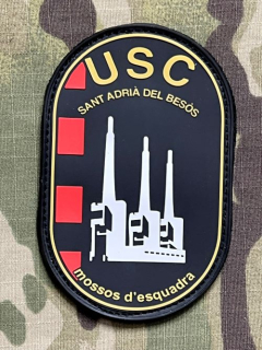 PoliceFirePatches Spain Mossos d'Esquadra - USC Sant Adria del Bosós PVC Patch - nášivka