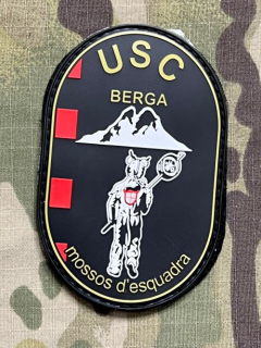 PoliceFirePatches Spain Mossos d'Esquadra - USC Berga PVC Patch - nášivka