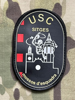 PoliceFirePatches Spain Mossos d'Esquadra - USC Sitges PVC Patch - nášivka