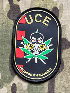 PoliceFirePatches Spain Mossos d'Esquadra - UCE PVC Patch - nášivka