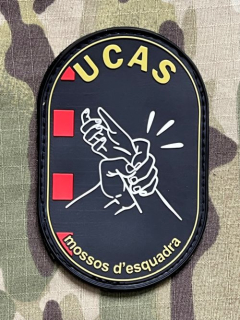 PoliceFirePatches Spain Mossos d'Esquadra - UCAS PVC Patch - nášivka