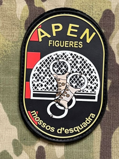 PoliceFirePatches Spain Mossos d'Esquadra - APEN Figueres PVC Patch - nášivka