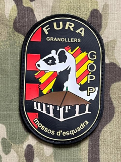PoliceFirePatches Spain Mossos d'Esquadra - FURA Granollers PVC Patch - nášivka