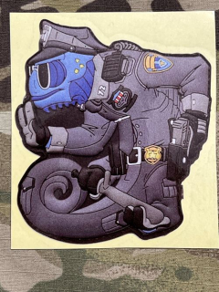 NoName Stickers TacCham Police Officer - samolepka