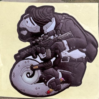 NoName Stickers TacCham Hitman Wick - samolepka