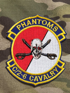 US. Army - 6th Cavalry - 2nd Squadron - Charly Troop Patch - Color - nášivka
