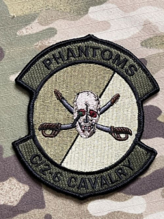 US. Army - 6th Cavalry - 2nd Squadron - Charly Troop Patch - Olive - nášivka
