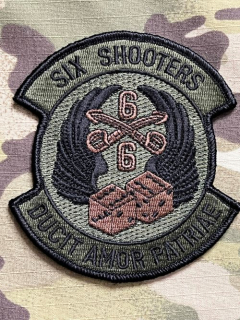 US. Army - 6th Cavalry - 6th Squadron Patch - Olive - nášivka