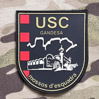 PoliceFirePatches Spain Mossos d'Esquadra - USC Gandesa PVC Patch - nášivka