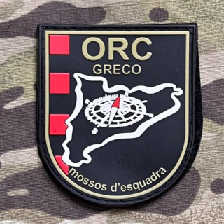 PoliceFirePatches Spain Mossos d'Esquadra - ORC Greco PVC Patch - nášivka