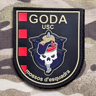 PoliceFirePatches Spain Mossos d'Esquadra - USC GODA PVC Patch - nášivka