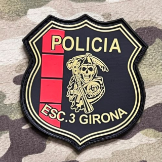 PoliceFirePatches Spain Mossos d'Esquadra - Policia PVC Patch - nášivka