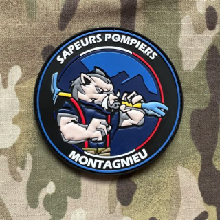 PoliceFirePatches France Sapeurs-Pompiers Montagnieu PVC Patch - nášivka