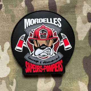 PoliceFirePatches France Sapeurs-Pompiers Mordelles PVC Patch - nášivka