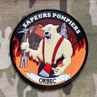 PoliceFirePatches France Sapeurs-Pompiers Orbec PVC Patch - nášivka