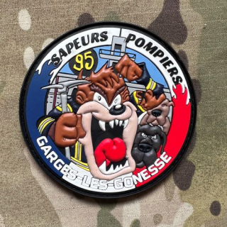 PoliceFirePatches France Sapeurs-Pompiers Garger-Les-Gonesse PVC Patch - nášivka