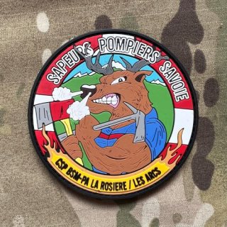 PoliceFirePatches France Sapeurs-Pompiers Savoie PVC Patch - nášivka