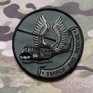 German Patch Bundeswehr SAR - Search and Rescue - Olive - Velcro - nášivka