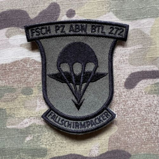 German Patch Bundeswehr FschPzAbwBtl 272 - Fallschirmpacker - nášivka