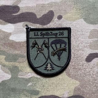 German Patch Bundeswehr LLSpähZg 26 - Luftlandespähzug 26 - nášivka
