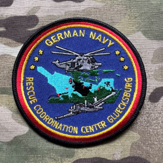 German Patch Marine Rescue Coordination Center - Gluecksburg - nášivka