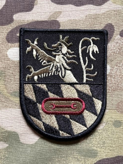 German Patch Bundeswehr 2./LogBtl 472 - 2./Logistikbataillon 472 - Olive - Velcro - nášivka